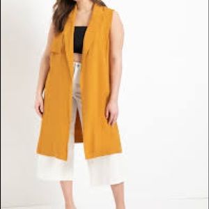NWT ELOQUII Sleeveless Trench Coat
